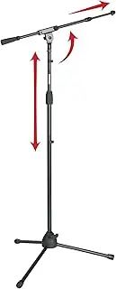 Gator GFW-MIC-2000 Mic Stand Standard Tripod w/Telescoping Boom 0 Black
