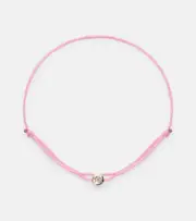 [Octavia Elizabeth] Octavia Elizabeth Parachute Nesting Gem 18kt gold bracelet with diamond One Size pink