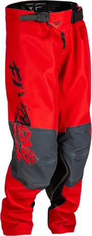 Fly Racing Kinetic Khaos, textile pants kids , color: Red/Grey/Black , size: 18