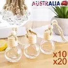10/20PCS Car Air Freshener Diffuser Hanging Perfume Empty Glass Bottle Ornament