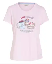 NEW PETER ALEXANDER CAKE & COFFEE PYJAMA PJ WOMENS TEE MEDIUM M RRP$49.95 PINK