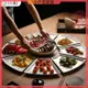 日式團圓陶瓷拼盤 碗盤組套裝 圓桌菜盤 餐具組合 聚餐餐盤 陶瓷拼盤餐具組合盤子家用創意擺盤碗盤餐具套裝碟子菜盤子