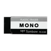 Tombow Pencil Eraser MONO PE01 Black 2 pieces