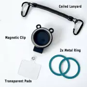 Universal Easy to Install Office Magnetic Belt Backpack Clip Mobile Phone Holder