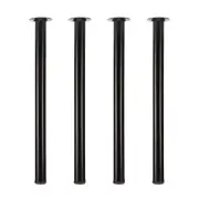 QLLY 29.5 inch / 75cm Adjustable Tall Metal Desk Legs, Office Table Furniture...