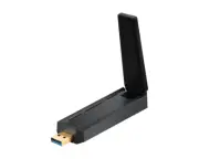 MSI GUAXE54 Wireless AXE5400 WiFi 6E USB Adapter High-Gain Tri-Band WPA3 6Ghz