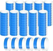 KINBOM 1000pcs Neon Wristband, Waterproof Paper Wristbands for Events Entrance Wristbands Paper Bracelets for Events Parties Music Festivals Concerts Contests (Blue)