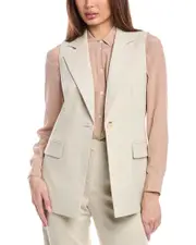 Anne Klein Notch Collar Vest