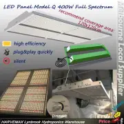 Hydroponics LED Panel Full Spectrum Model Q 400W Grow Light Indoor Plant Flower