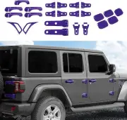 41x Exterior Trim Kits Door & Hood Hinge Covers For Wrangler JL 2018+ Purple (for: Jeep)