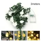 Enchanting 3m Rose Led Fairy String Lights With Warm White Glow For Indoor
