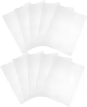 ELAYARD Pp Material Book Cover Protectors 10pcs A4 Size Waterproof Notebook Covers Easy to Use and Showcase Books
