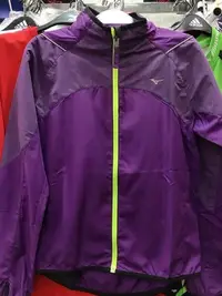 在飛比找Yahoo!奇摩拍賣優惠-MIZUNO美津濃 女 路跑 運動 平織外套 立領 防風 薄