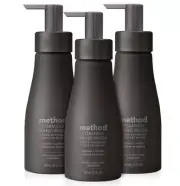3 Pack ✨ Method Vetiver Amber Foaming Hand Soap 10oz Black Aluminum Bottle Eco L