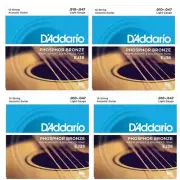 D'Addario EJ38 12-String Phosphor Bronze Acoustic Guitar Strings 10 - 47 - 4 S