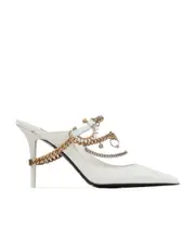Jimmy Choo X Jean Paul Gaultier Bing pointed high heels 36 White