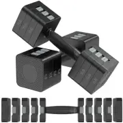 Adjustable Dumbbells Set of 2, Hand Weights Sets with 5 Levels 3lb, 5lb, 7lb,