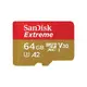 SanDisk Extreme Micro SD 64G V30 U3 A2 記憶卡-RM495