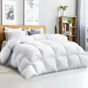 500GSM King Goose Down Feather Quilt Giselle Bedding