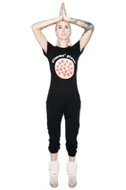[Wildfox Couture] Gimme Pizza Tourist Crewneck Tee