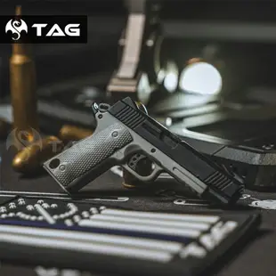 黑槍HEYGUN M1911手槍模型掛鏈飾塑料可拆解創意收藏鑰匙扣