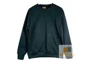 Adult Mens Crew Neck Jumper Sweater Fleece Blank Plain Pullover Top Winter Warm