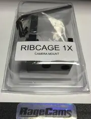 RIBCAGE BACKBONE 1x MOUNT MOD KIT FOR GOPRO HD HERO4 CAMERA BLACK SILVER MOD1X