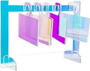 Nail Display Board Stand - Acrylic Fingernail Display Polish Board | Professional Fingernail Tips Card Stand Salon Showing Shelf