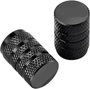 xinjiedianzi Compatible with Leoncino 500 TRK502X TNT125 300 502C BN 125 302 Motorcycle CNC Aluminum Tire Valve Air Port Stem Cover Caps(Black)