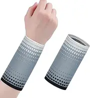 Sweat Wristbands | Elastic Sports Competitions Wrist Bands,Breathable Compression Sweatband Armband for Gym Workout