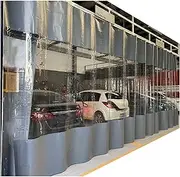 Outdoor Waterproof Pergola Tarpaulin Side Panel Transparent Tarpaulin Curtain 0.3mm Transparent PVC Cover for Gazebo Carport 3.3x2.3m/10.8x7.5ft