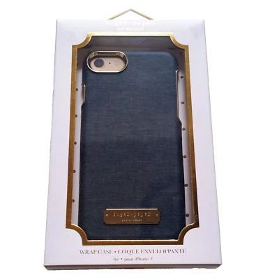 Incipio Sugar Paper iPhone SE 2 (2020), 7 Case Denim Blue Wrap Case Chambray New