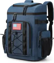 Maelstrom Cooler Backpack 35 Can Insulated Leakproof Waterproof Lightweight Blue
