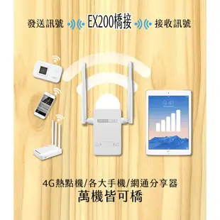 TOTOLINK EX200 300Mbps無線WIFI訊號延伸器 現貨 蝦皮直送