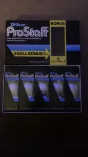 Wilson Pro Staff Golf Balls New (15)