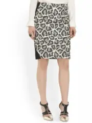 NWT DVF DIANE von FURSTENBERG MAE MIKADO LEOPARD SKIRT SIZE 6 RETAIL $275