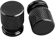 xinjiedianzi Motorcycle Dust Cover CNC Aluminum Tyre Valve Cap Accessories Compatible with CB750 CB 750 Hornet CB600F CB900F(Black)