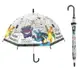 【日本J'S PLANNING】寶可夢透明雨傘 兒童自動傘 兒童長傘 雨傘 傘面55 cm 兒童雨具