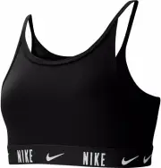 Nike One Big Kids' (Girls') Black Logo Band Training Sports Bra Size XL