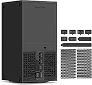 TNP Dust Cover for Xbox Series X - Protective Nets and Silicone Jack Stopper Dust Proof Kit, Guard Against Dust & Scratches - Port Covers for Xbox Series X Console