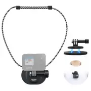 Magnetic Neck Selfie Holder for Gopro, Action Camera Mount Quick Release Plat...