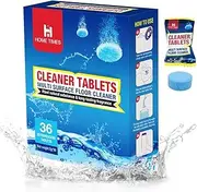 Multi-surface Floor cleaner,Deep Cleans For All Vacuums Robot Mop,Compatible With Roborock,Tineco, iRobot,Dreame,Ecovacs,Shark,Bissell,etc. Cleaning Machine Solution-36 Tablets