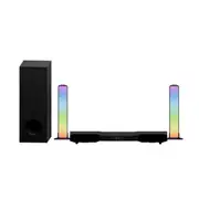 Laser RGB Gaming Soundbar with Subwoofer (Black)