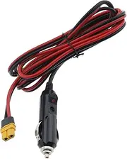 eMagTech Cigarette Lighter to XT60 Cable 6.5ft 2m Car Cigarette Lighter Male to XT60 Female Cable Plug and Play Cigarette Lighter Socket Extension Cord 18AWG