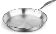SOGA Stainless Steel Fry Pan Top Grade Induction Cookware Frying Pan 300*H55mm