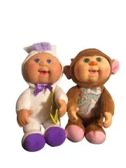 Cabbage Patch Kids Exotic Friends Cuties. Larry Llama And Pixie Monkey