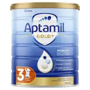 Aptamil Gold Plus 3 Premium Toddler Formula (From 1 Year) 900g - LIMIT 2 CANS PER ORDER