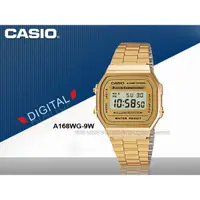 在飛比找蝦皮購物優惠-CASIO  A168WG-9WDF 金色數字型男錶 日常生
