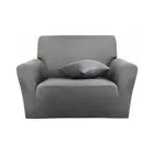 SOGA 1-Seater Grey Sofa Cover Couch Protector