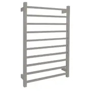 AGUZZO Ezy Fit Dual Wired Square Tube Heated Towel Rail 60 x 92cm - Polished SS
